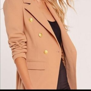 Missguided camel blazer